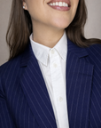 Blazer Deluxe azul raya diplomática