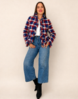 Chaqueta Tweed Tricolor