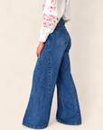 Pantalón Denim Palazzo