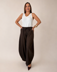 Pantalón Globo Marrón