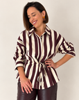 Sobrecamisa Denim Rayas