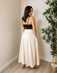 Falda Étoile Champagne