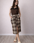 Falda Midi Ebano