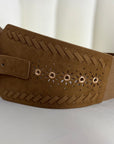 Fajín labrado Camel