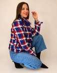 Chaqueta Tweed Tricolor
