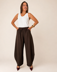 Pantalón Globo Marrón