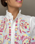 Blusa Boho Chic Bordada