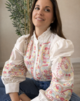 Blusa Boho Chic Bordada