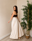 Falda Étoile Champagne
