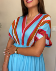 Vestido Riviera Celeste