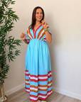 Vestido Riviera Celeste